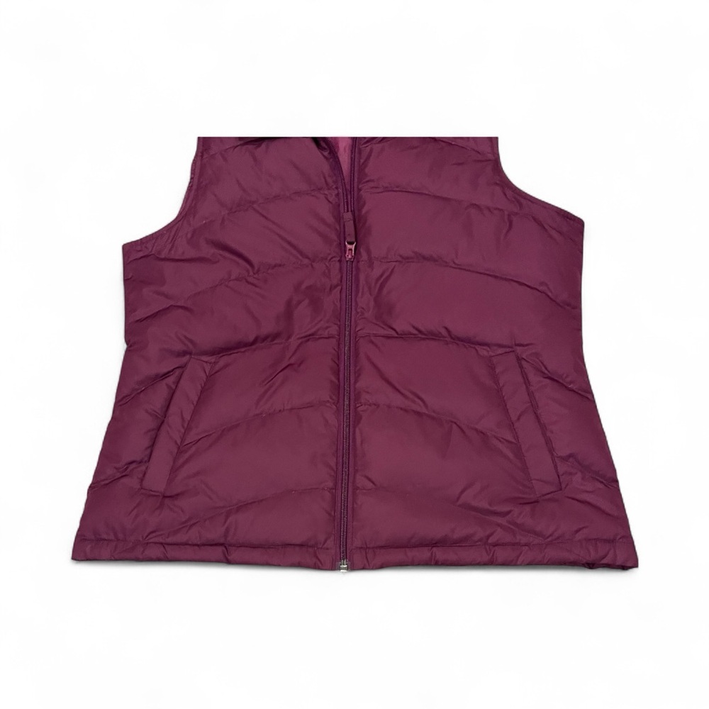Women's LAND’S END Plum Puffer Vest - Picture 2 of 6